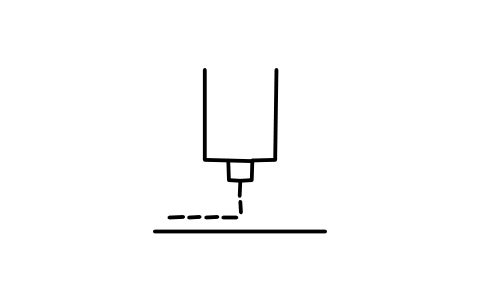 Preview of the Powder paint marking symbol, block IGM_0494