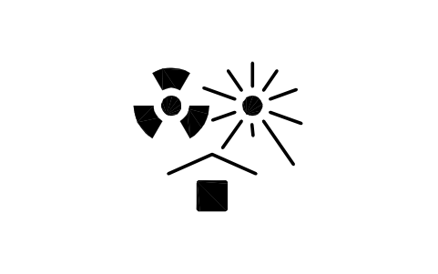 Preview of the Protect from heat, radiation symbol, block IGM_0615