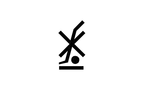 Preview of the Do not use hand truck here symbol, block IGM_0629