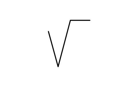 Preview of the Square root symbol, block IGM_0653