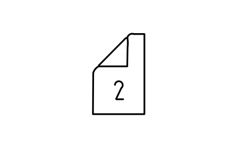 Preview of the Double-sided original symbol, block IGM_0668