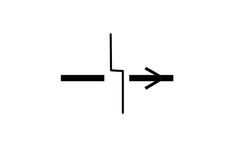 Preview of the Material flow interrupted symbol, block IGM_1067