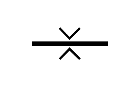 Preview of the Material thickness symbol, block IGM_1069
