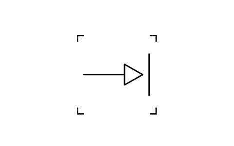 Preview of the Normal speed to fixed pos. symbol, block IGM_1116