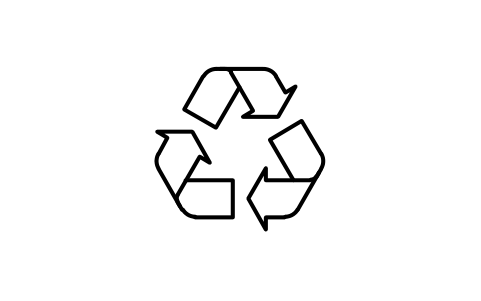 Preview of the Recovery / recyclable symbol, block IGM_1135
