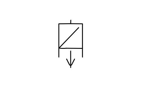 Preview of the Disconnect compressed air symbol, block IGM_1150