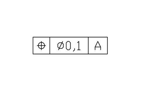 Position, 1 datum sembolünün önizlemesi, blok GDT_FRM_POSITION_D1