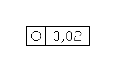 Roundness frame sembolünün önizlemesi, blok GDT_FRM_ROUNDNESS