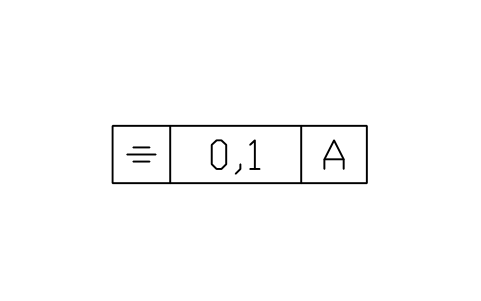 Symmetry, 1 datum sembolünün önizlemesi, blok GDT_FRM_SYMMETRY_D1