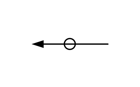 All around, horizontal leader sembolünün önizlemesi, blok GDT_LEAD_ALL_AROUND_H