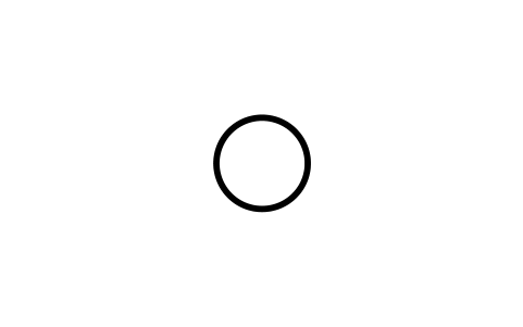Roundness (circularity) symbol sembolünün önizlemesi, blok GDT_SYM_ROUNDNESS