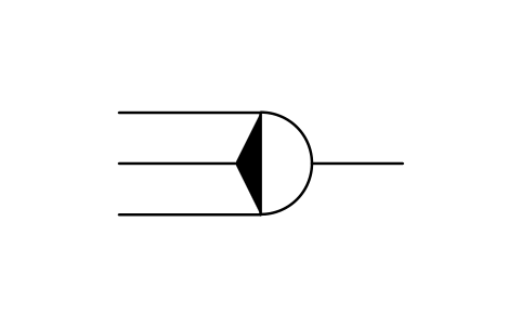 符號 GIS 至變壓器套管 的預覽，圖塊名 GAI_S01398_GIS_TO_TRANSFORMER_BUSHING