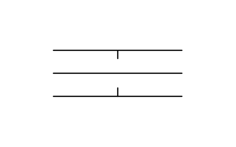 符號 GIS 法蘭，直通 的預覽，圖塊名 GAI_S01400_GIS_FLANGE_STRAIGHT