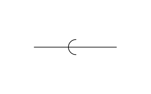 符號 同心導體 的預覽，圖塊名 GAI_S01807_CONCENTRIC_CONDUCTOR