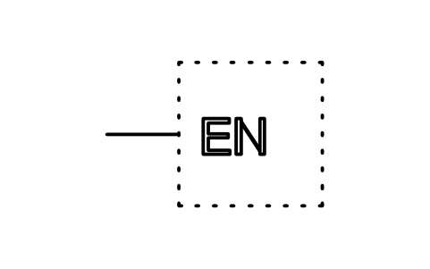 Anteprima del simbolo Enabling input, blocco ISX_126_ENABLING_INPUT