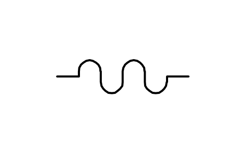 Anteprima del simbolo Burst of sinusoidal flow, blocco ISX_226_BURST_SINUSOIDAL_FLOW