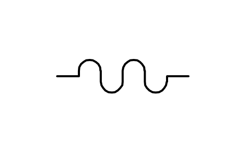 Vorschau des Symbols Sinusförmiger Strömungsstoß, Block ISX_226_BURST_SINUSOIDAL_FLOW