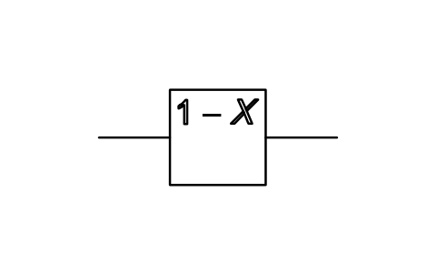 Preview of the Reverse function component symbol, block ISX_X104_REVERSE_FUNCTION_COMPONENT