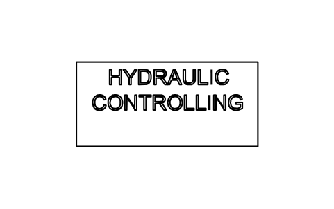 Anteprima del simbolo Hydraulic controlling unit, blocco ISX_X107_HYDRAULIC_CONTROLLING_UNIT