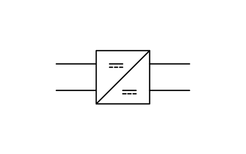 Vorschau des Symbols Gleichspannungswandler, Block ISX_X111_DC_DC_CONVERTER