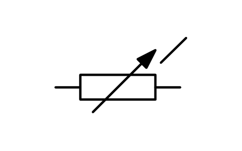 Anteprima del simbolo Resistor, continuously adjustable, blocco ISX_X203_RESISTOR_CONTINUOUSLY_ADJUSTAB