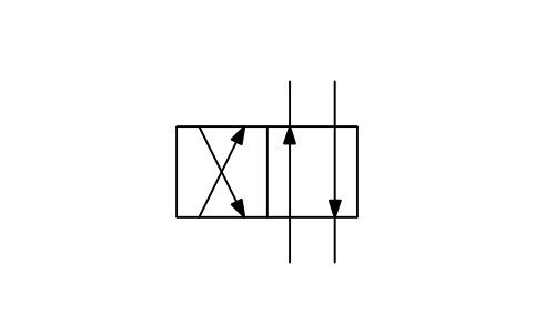 Preview of the Direction of mass flow in a valve symbol, block ISX_X243_DIRECTION_MASS_FLOW_VALVE