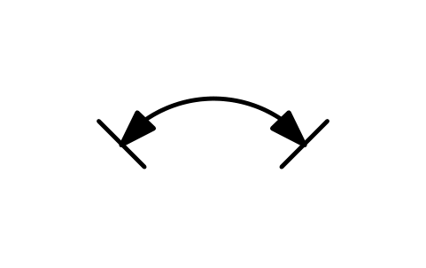 Preview of the Limited circular motion symbol, block ISX_X253_LIMITED_CIRCULAR_MOTION