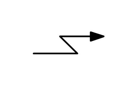 Anteprima del simbolo Linear motion, partial reversal, blocco ISX_X258_LINEAR_MOTION_PARTIAL_REVERSAL