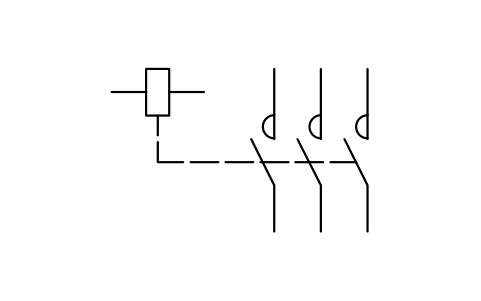 Anteprima del simbolo Electropneumatic contactor, blocco ISX_X405_ELECTROPNEUMATIC_CONTACTOR