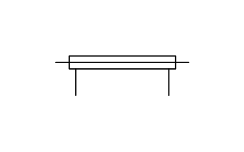 Vorschau des Symbols Mantelrohrleitung, Block ISX_X409_JACKETED_PIPELINE