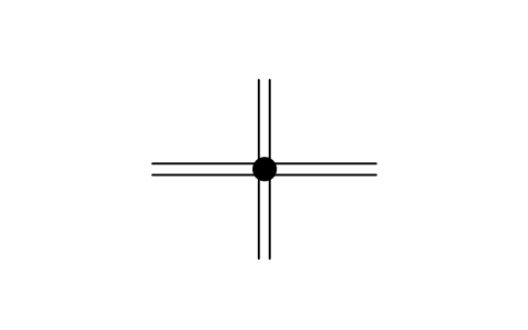 Anteprima del simbolo Joint of multiple mechanical links, blocco ISX_X503_JOINT_MULTIPLE_MECHANICAL_LINK