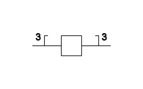 Anteprima del simbolo Three parallel identical branches, blocco ISX_X601_THREE_PARALLEL_IDENTICAL_BRANC