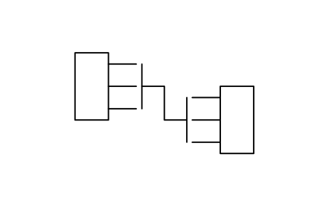 Anteprima del simbolo Three connections, same sequence, blocco ISX_X603_THREE_CONNECTIONS_SAME_SEQUENC