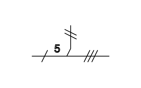 Preview of the Bundle branching 5, 2, 3 symbol, block ISX_X607_BUNDLE_BRANCHING_5_2_3
