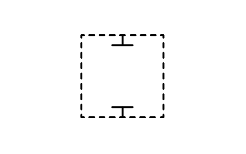 Anteprima del simbolo Closed flow path, blocco ISX_2172_CLOSED_FLOW_PATH