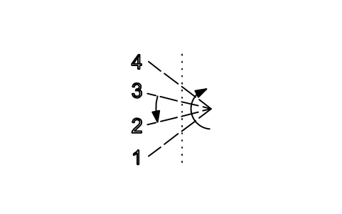 Anteprima del simbolo Four positions, turning, form 2, blocco ISX_704_FOUR_POSITIONS_TURNING_FORM_2