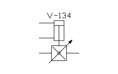 Anteprima del simbolo Control damper, fluid cylinder, blocco ISX_X2153_CONTROL_DAMPER_FLUID_CYLINDER