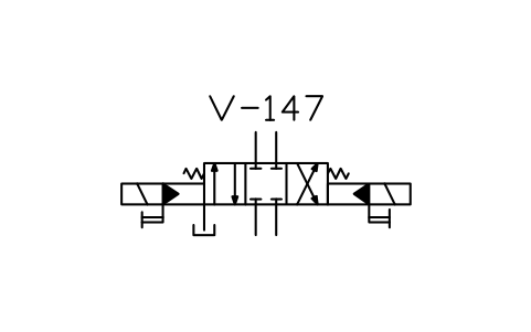 Anteprima del simbolo Pilot directional valve, simple, blocco ISX_X2172_PILOT_DIRECTIONAL_VALVE_SIMPLE