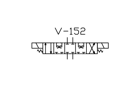 Anteprima del simbolo Solenoid directional valve, detail, blocco ISX_X2177_SOLENOID_DIRECTIONAL_VALVE_DET
