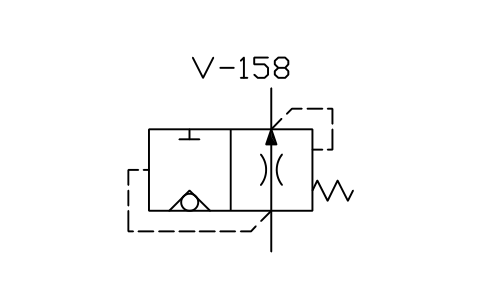 Anteprima del simbolo Leak-free valve, 2 ports, 2 pos., blocco ISX_X2183_LEAK_FREE_VALVE_2_PORTS_2_POS