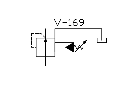 Anteprima del simbolo Two-stage pressure-reducing valve, blocco ISX_X2201_TWO_STAGE_PRESSURE_REDUCING_VA
