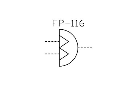 Anteprima del simbolo Pneumatic semi-rotary motor, blocco ISX_2416_PNEUMATIC_SEMI_ROTARY_MOTOR