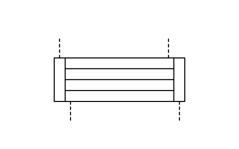 Preview of the Heat-exchanger with straight tubes symbol, block ISX_2511_HEAT_EXCHANGER_STRAIGHT_TUBES
