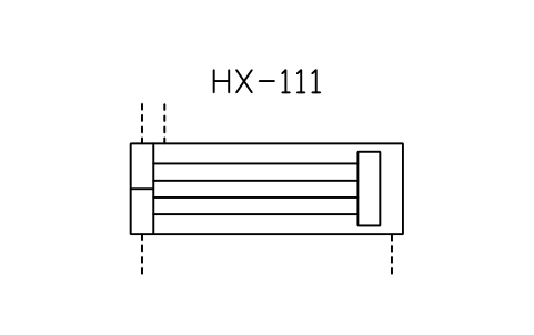 Anteprima del simbolo Heat-exchanger of floating type, blocco ISX_2512_HEAT_EXCHANGER_FLOATING_TYPE