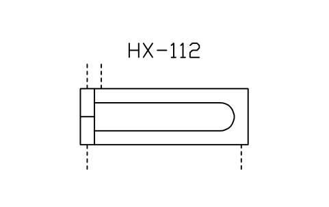 Anteprima del simbolo Heat-exchanger with U-shaped tubes, blocco ISX_2513_HEAT_EXCHANGER_U_SHAPED_TUBES