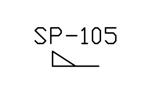 Anteprima del simbolo Scraper, blocco ISX_2605_SCRAPER