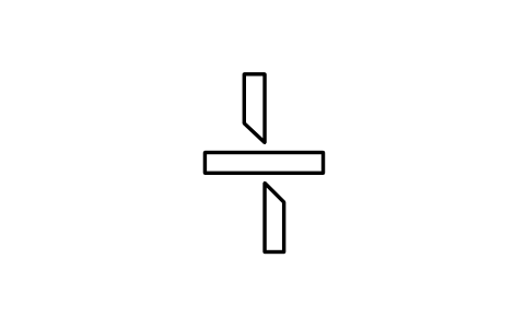 전단에 의한 분할 심볼 미리보기, 블록 ISX_2812_DIVIDING_BY_SHEARING