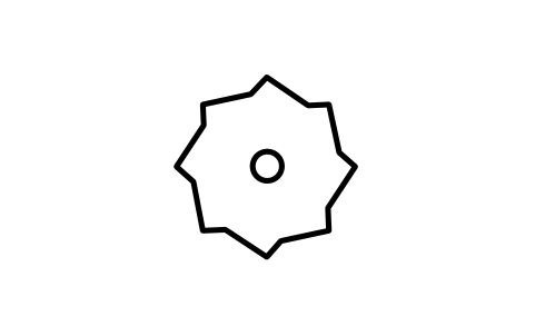 Preview of the Milling symbol, block ISX_2821_MILLING