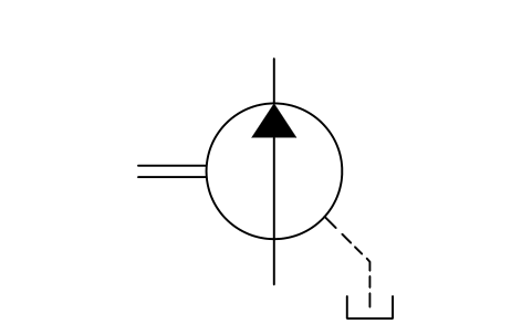 터보식 유압 펌프 심볼 미리보기, 블록 ISX_X2403_HYDRAULIC_PUMP_ROTODYNAMIC_TYP
