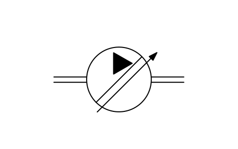 Preview of the Hydraulic torque converter symbol, block ISX_X2431_HYDRAULIC_TORQUE_CONVERTER